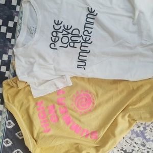 ✌💕🌞 NWOT Billabong Summer Tee Duo